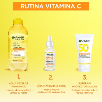 Rutina skincare anti manchas con vitamina c